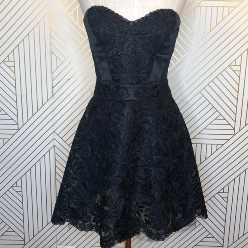 Karen Millen Coated Lace Tutu Dress